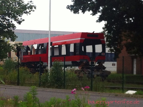 Bahn-Karosserie auf dem Bombardier-Gelände in Hennigsdorf. 28. August 2012