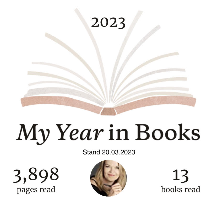 Year in Books. 13 von 23. Stand 20.3. 2023