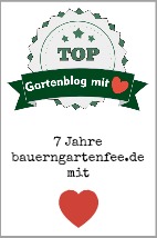 Das Gartenblog der Autorin Petra A. Bauer wurde erneut ausgezeichnet. Diesmal als Top Gartenblog mit Herz.